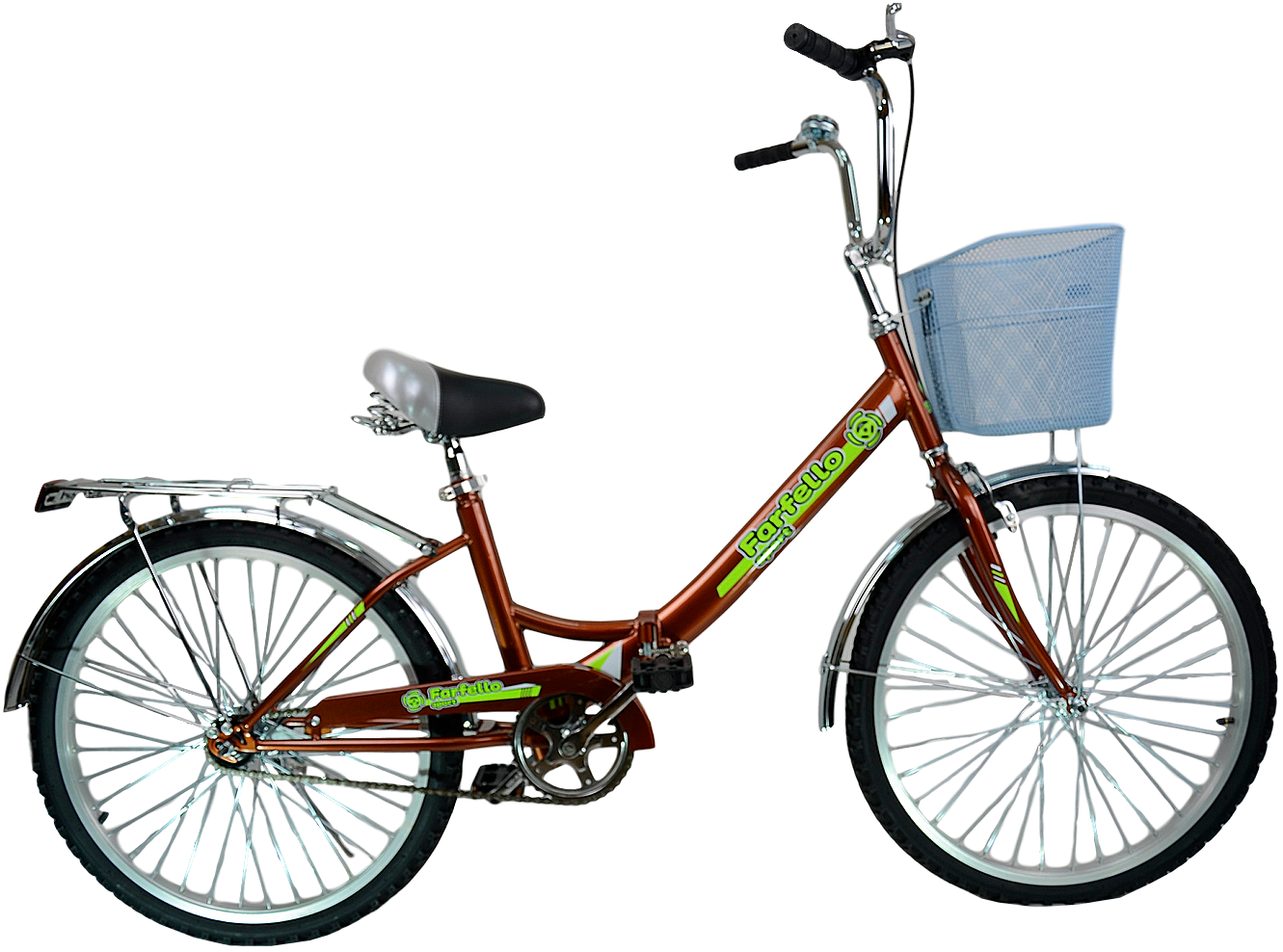Двухколесный велосипед TM Farfello ORIOL 24" (коричневый)