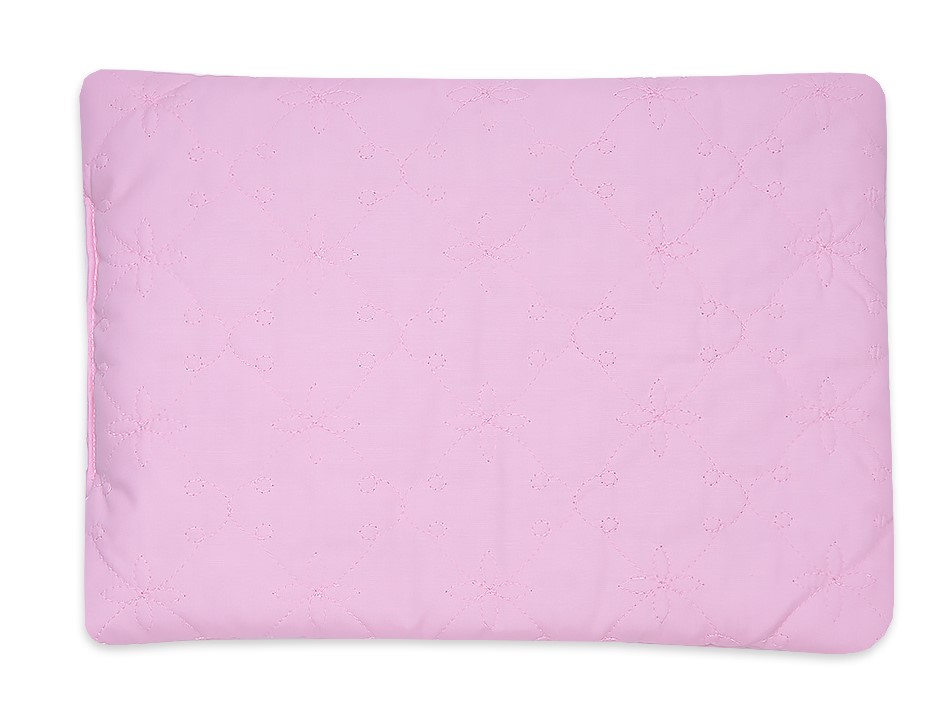 Подушка для новорожденного стёжка 40х60см розовый