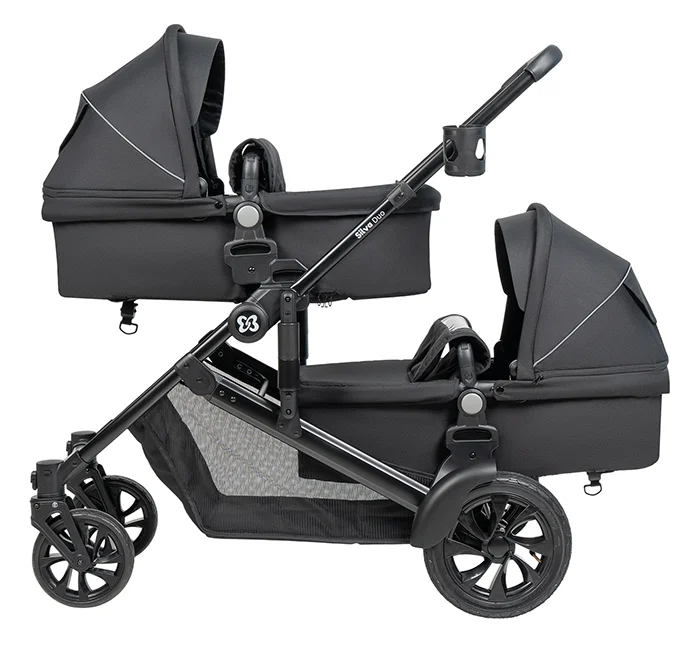 Коляска трансформер для двойни Farfello Silva Duo 