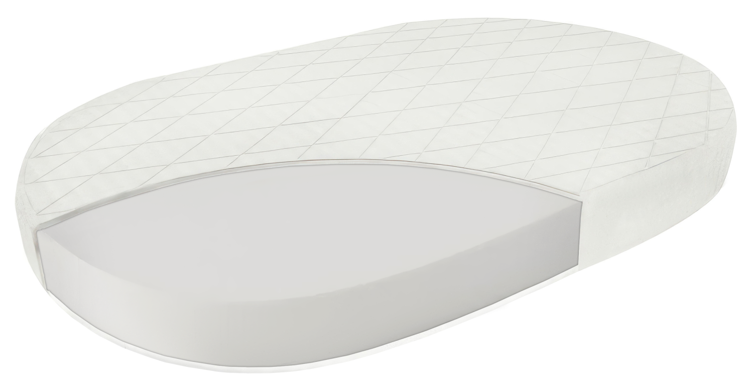 Матрас ОВАЛ Farfello "Light" 125*75*10 жаккард, Форплит 