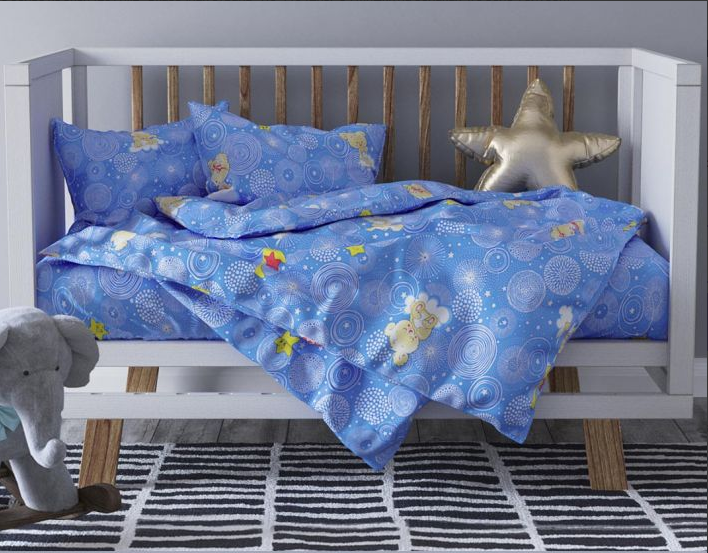 Постельное белье из бязи 125 г\м2"Сказочная страна" 110*140 