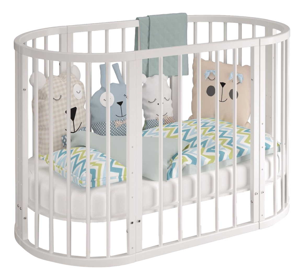 Кровать трансформер 8 в 1 Круг/Овал