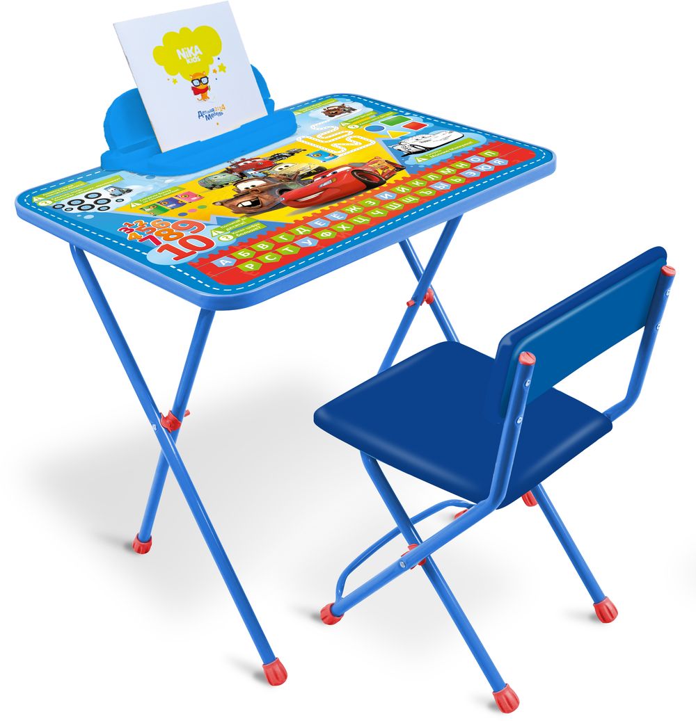 Д1П/Т Комплект Disney Тачки (стол 520+пенал+стул мягкий) 
