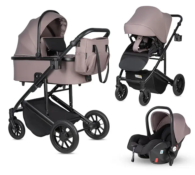 Коляска 3 в 1 для новорожденных Farfello Соло Трио Комфорт