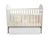 Кроватка детская 4Baby F7 колесо/качалка+ящик