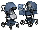 Коляска 2 в 1 трансформер Aimile Original New Black