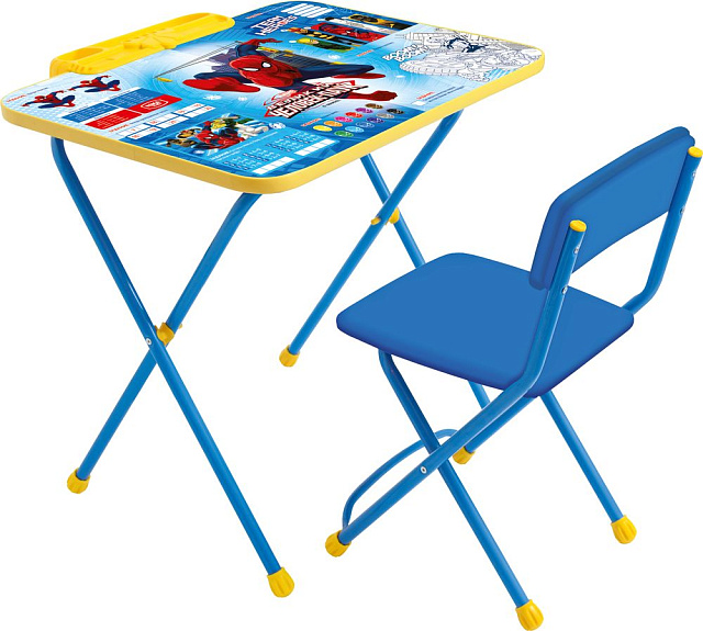 Д2Ч Комплект Disney 2 Человек-Паук (стол +стул мягкий) 