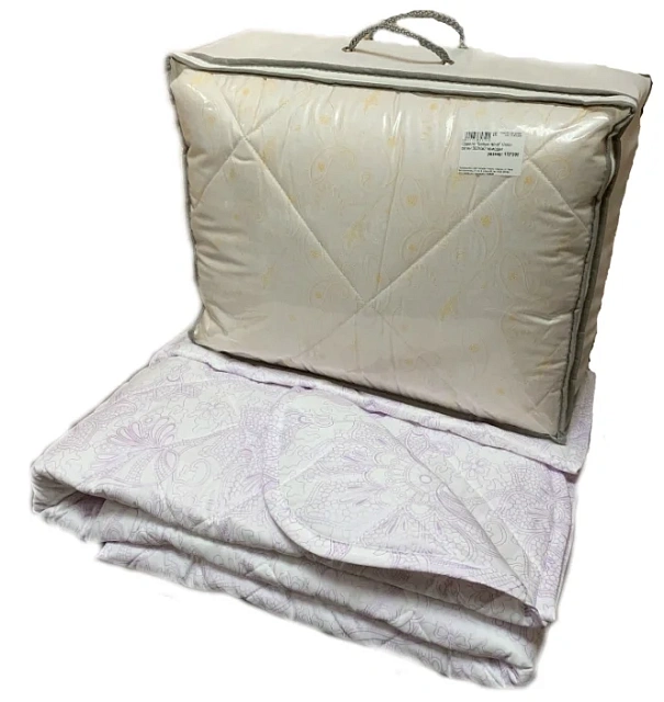 Одеяло "Белые ночи" глос-сатин 150г/м2 чемодан 110см*140см