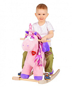 Качалка мягкая Тутси "Единорог Эльза" розовый 713-2021 