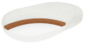 Матрас ОВАЛ Farfello "Oval Lux" 125*75*10 жаккард, Форплит, 1 сторона кокос