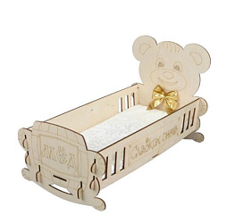 Кроватка для кукол "Honey bear" в подарочной упаковке (9шт)