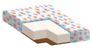 Матрас Farfello "Soft" 11 см Бязь, Форплит, кокос 1 сторона 