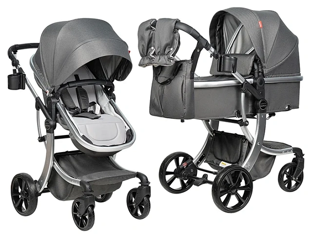Коляска трансформер Aimile Original New Silver