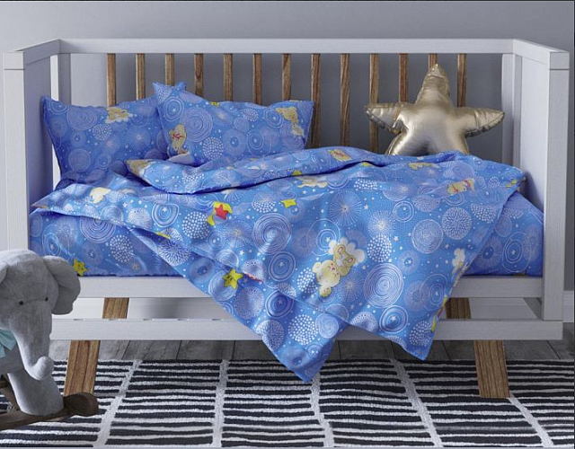 Постельное белье из бязи 125 г\м2"Сказочная страна" 110*140